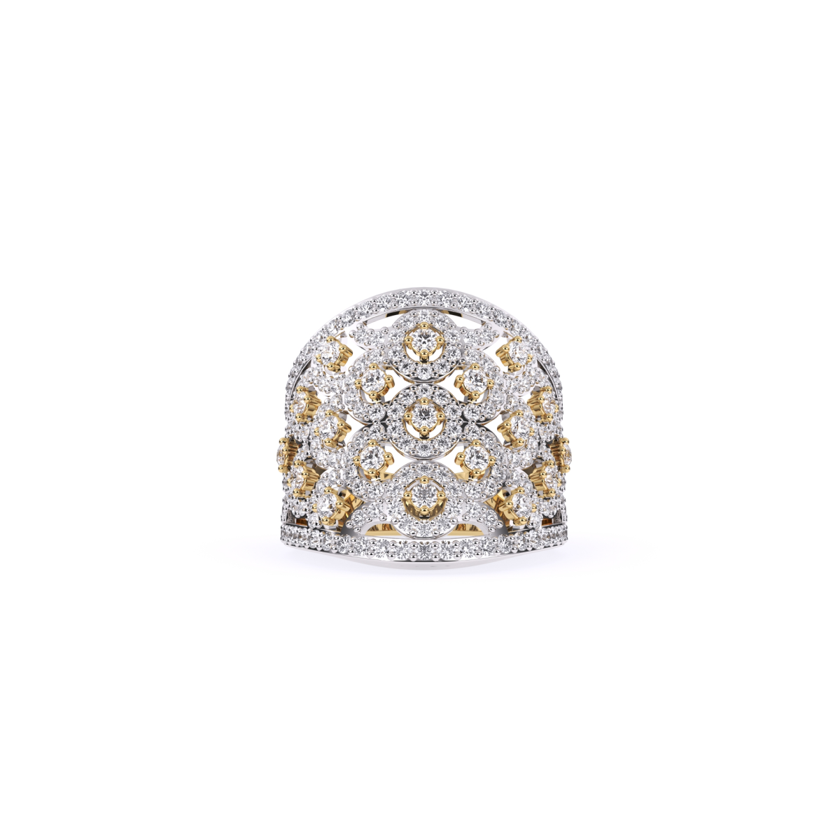 Luxury Round Cut Lab Grown Diamond Ring